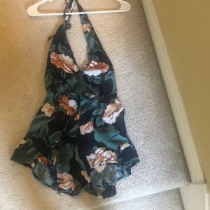 floral print romper